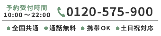フリーダイヤル0120-575-900